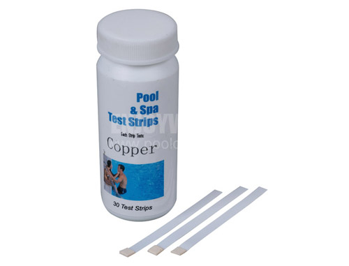 Test strip for cooper of pool water